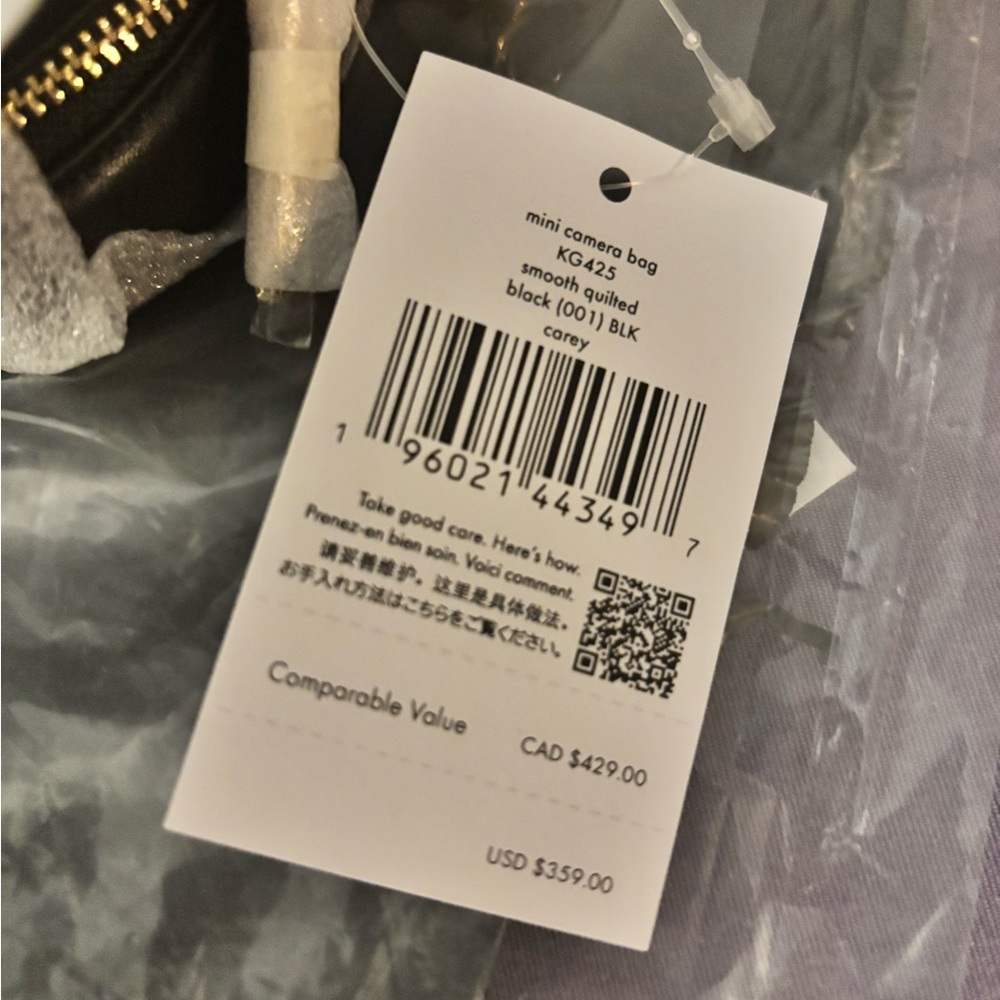 NWT Kate Spade small crossbody (Black) - Picture 15 of 16